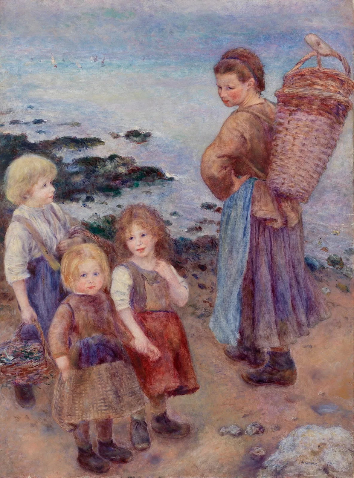 Mussel-Fishers at Berneval (Pêcheuses de moules à Berneval, côte normand)