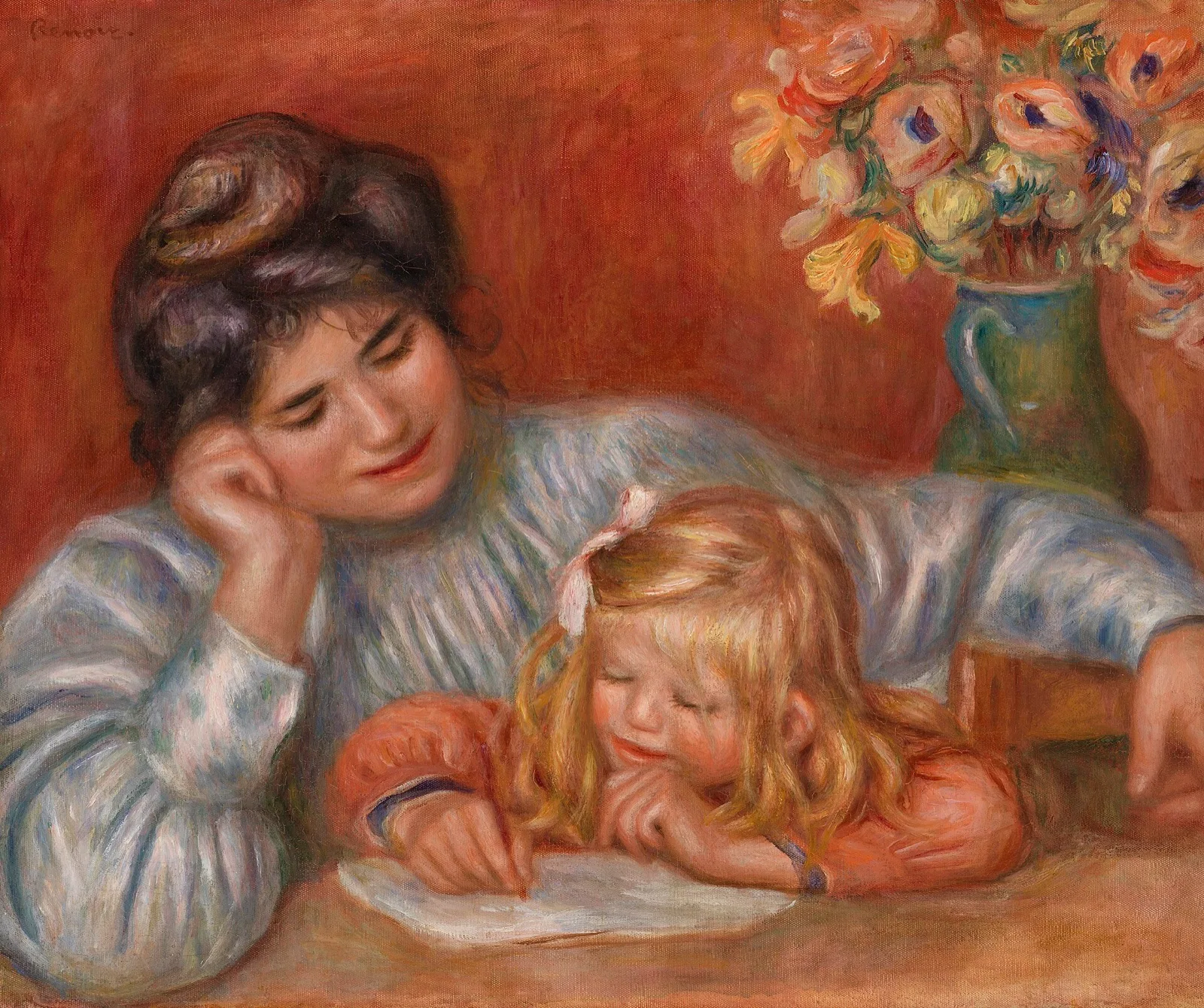 Writing Lesson (La Leçon d'écriture)