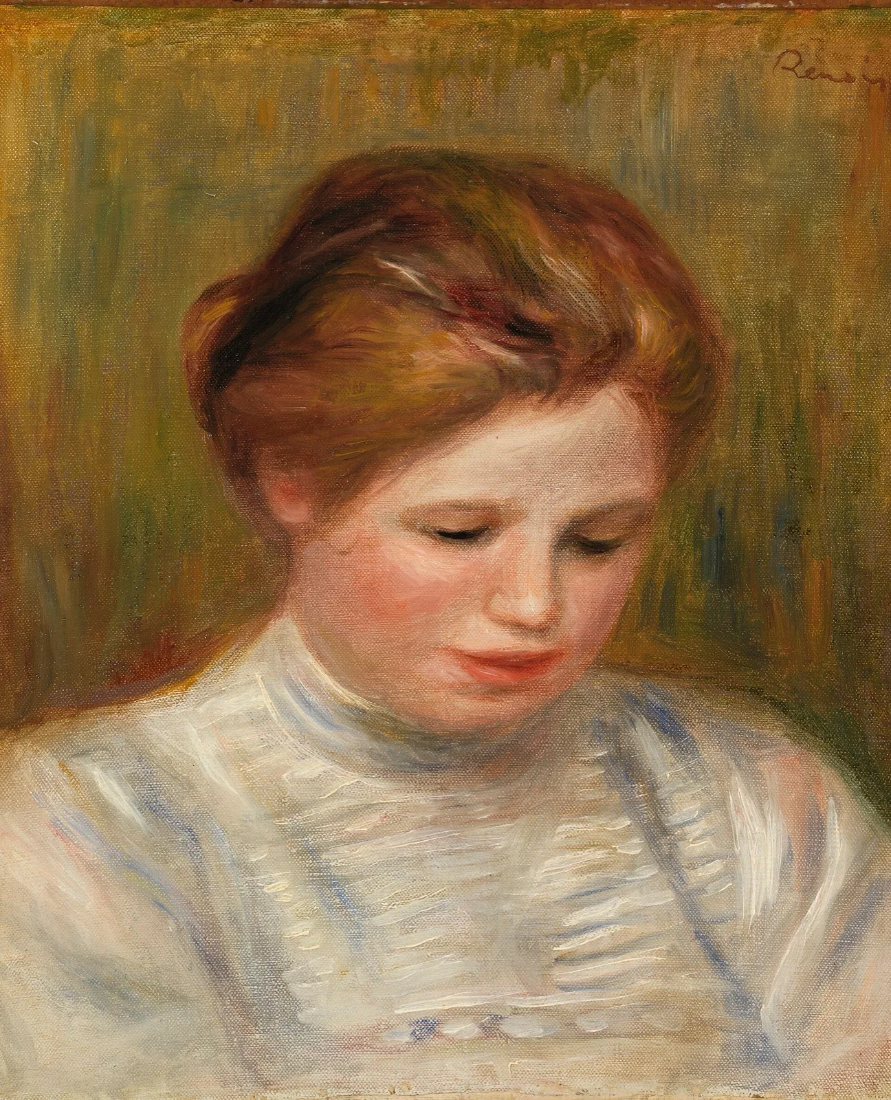 Head (Tête); also called Etude de brodeuse