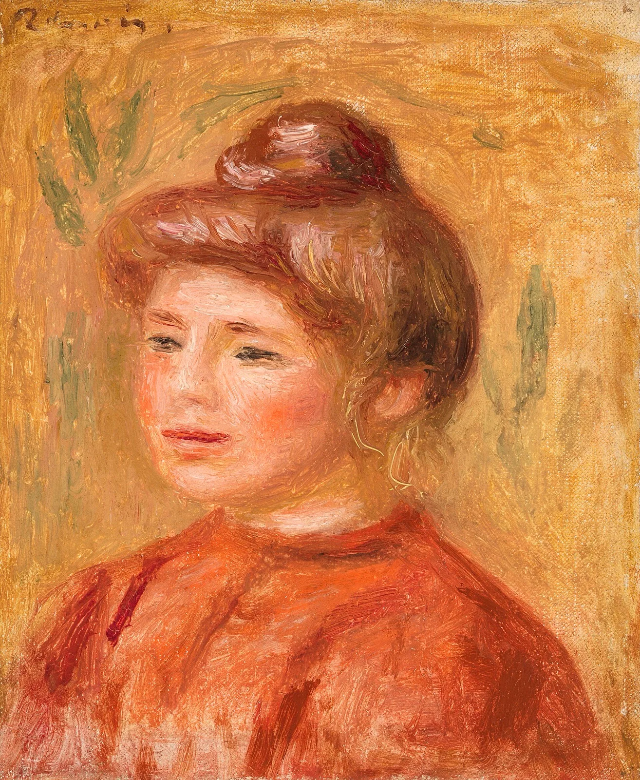 Bust of Woman in Red (Buste de femme en rouge)