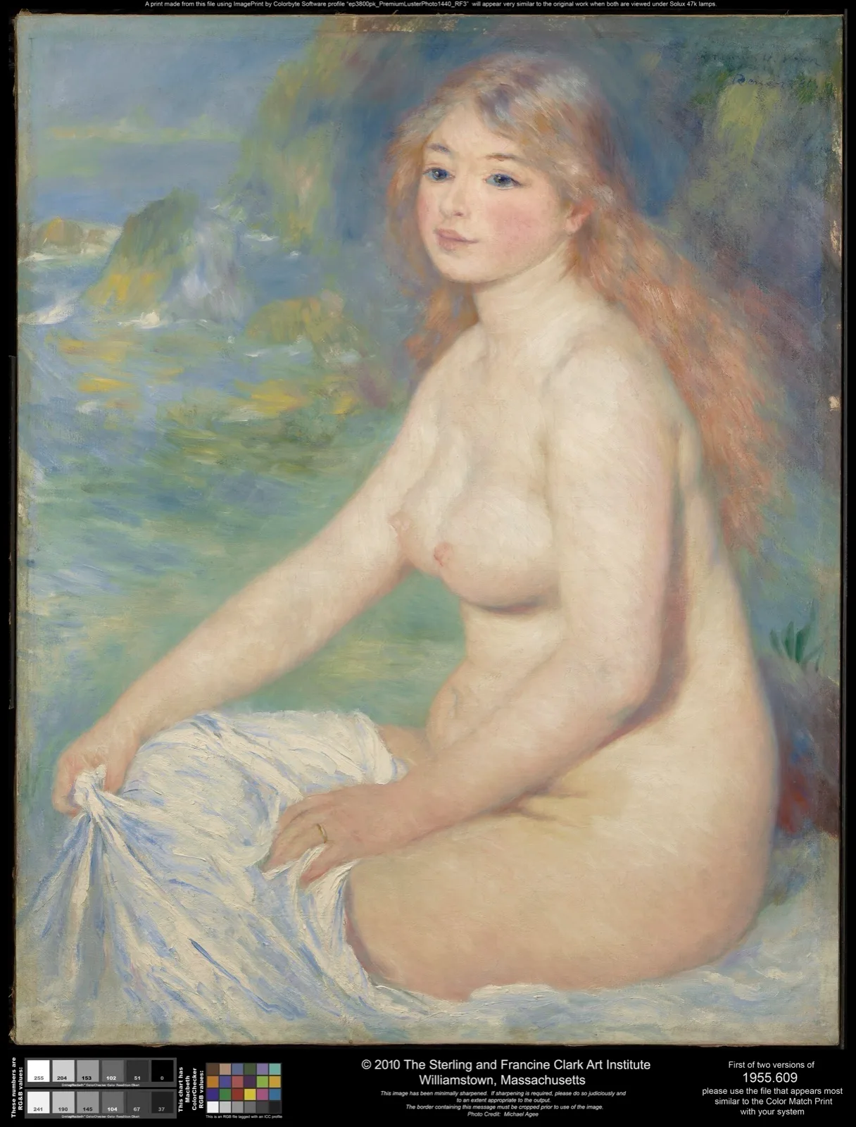 Blonde Bather (No. 1)