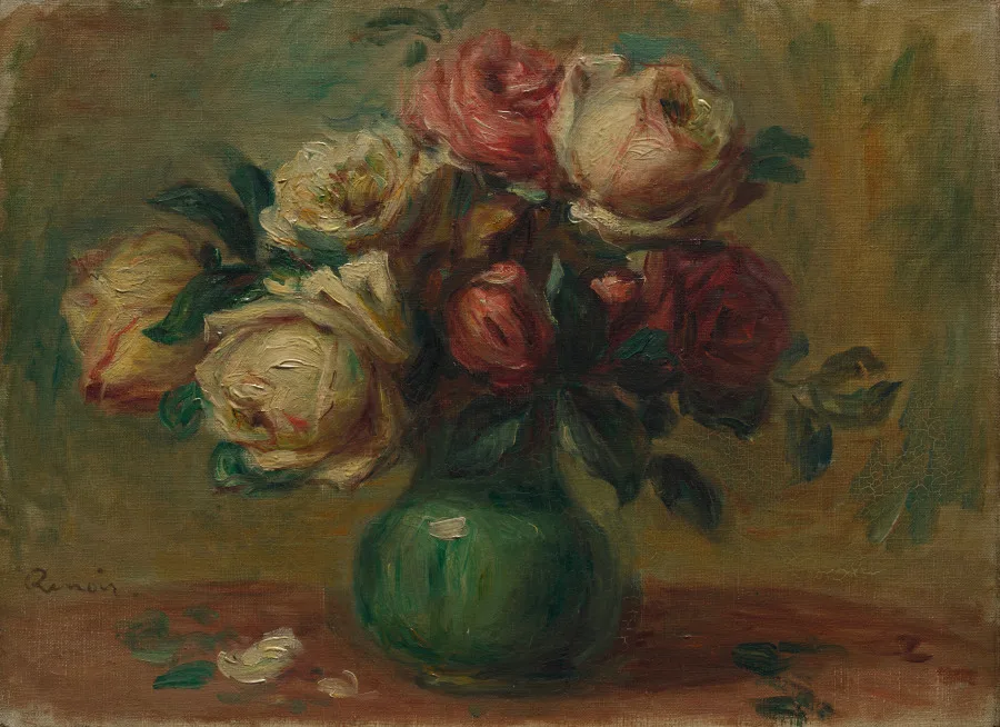 Roses in a Vase (No. 2)