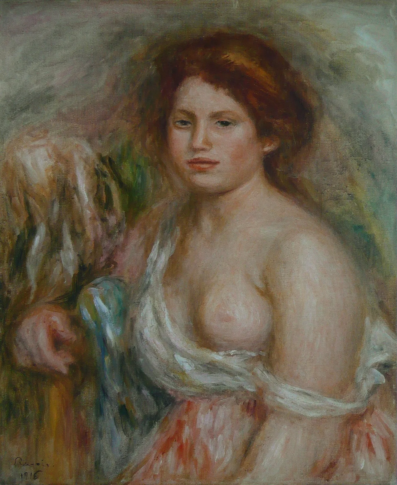 Portrait de modèle en buste