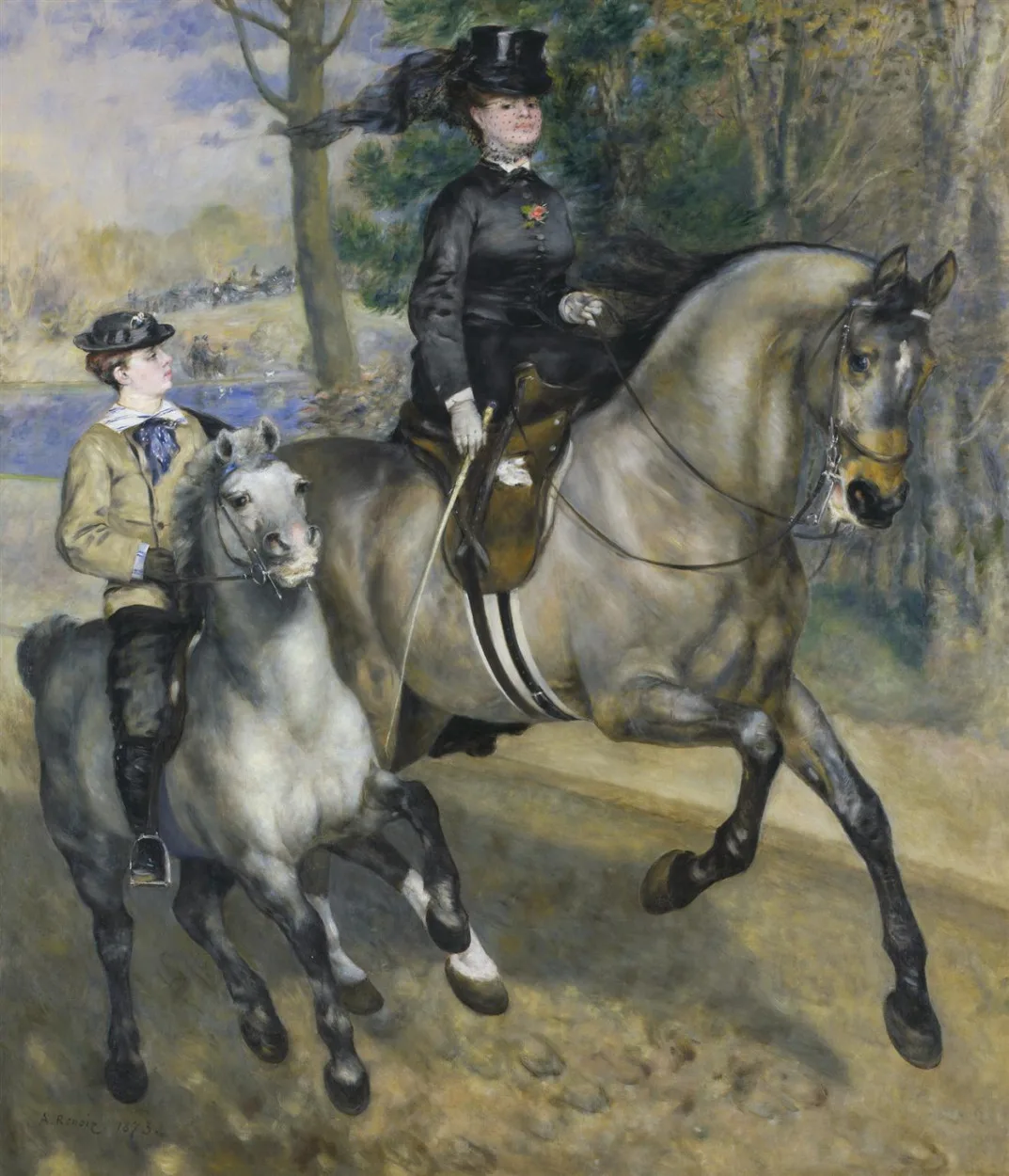 Riding in the bois de Boulogne