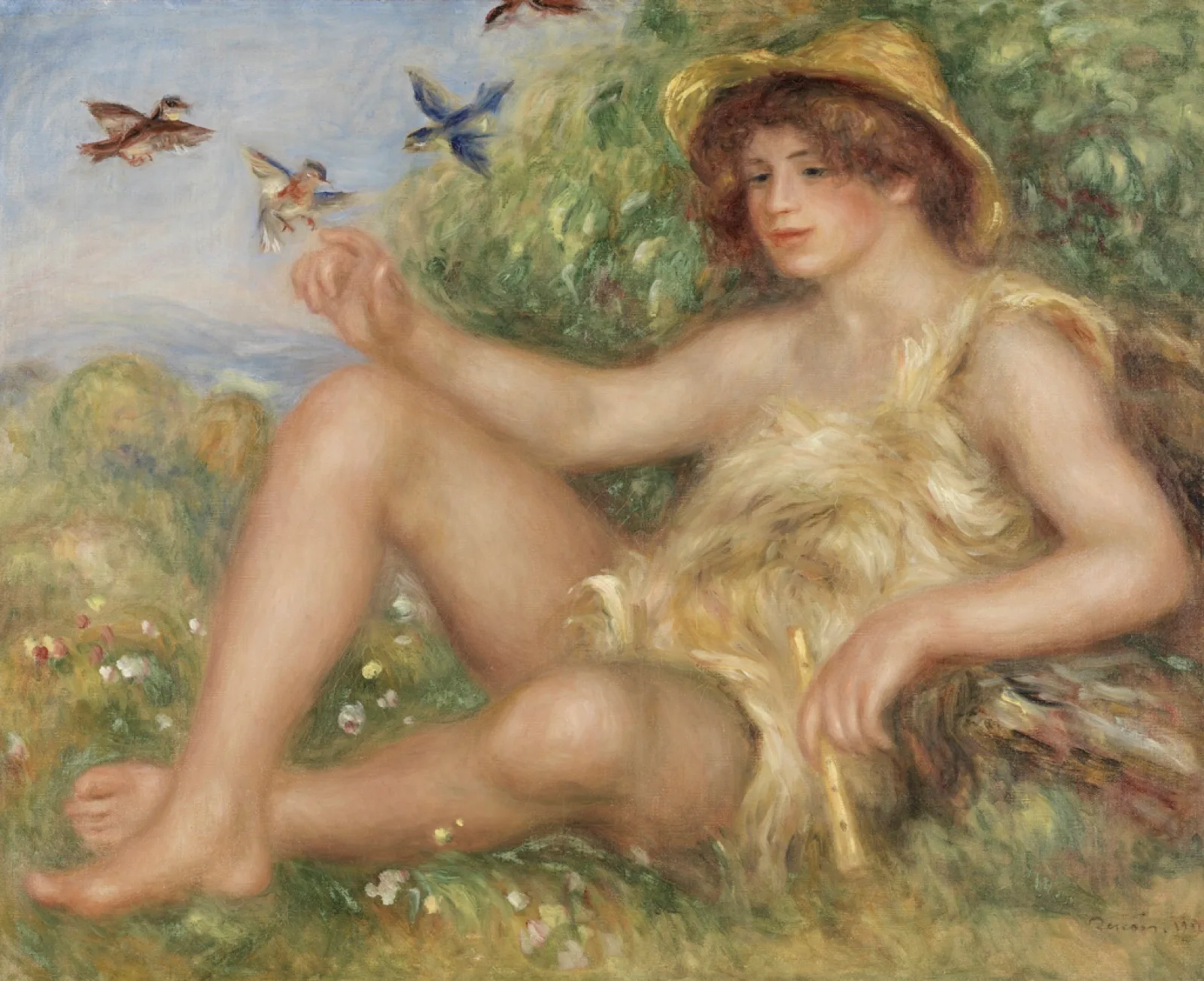 Young Shepherd in Repose (Portrait of Alexander Thurneyssen)