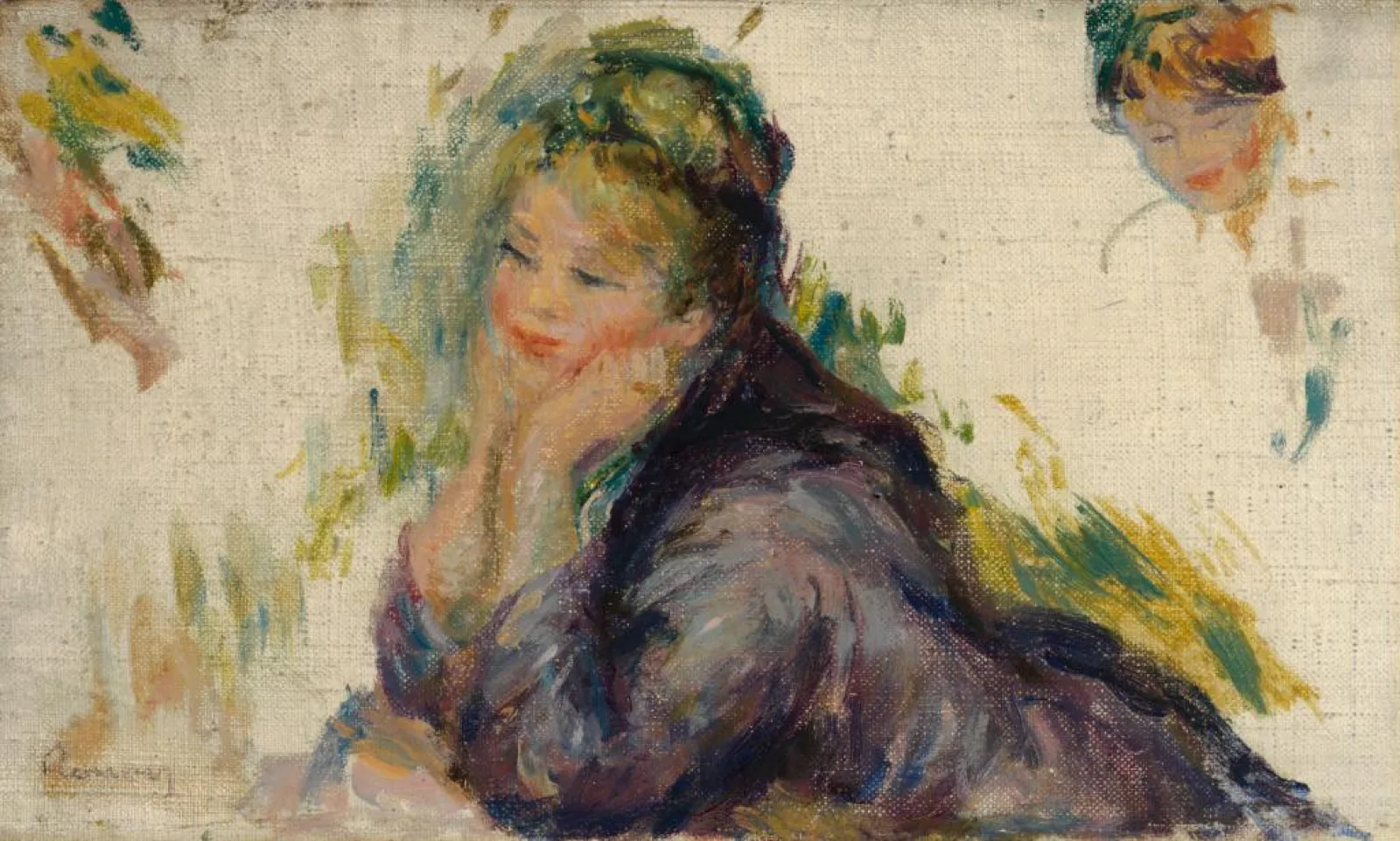 Woman Leaning on Her Elbows (No. 1)