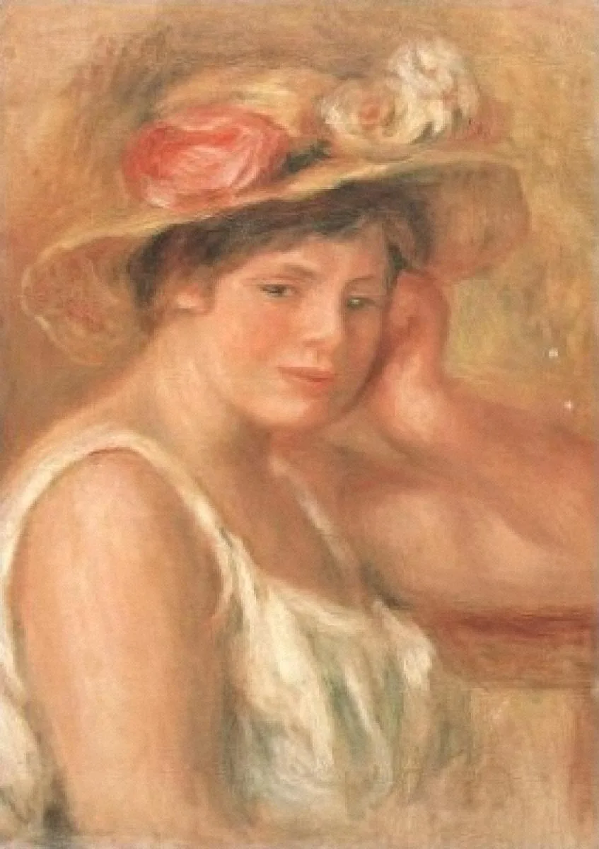 Jeune fille au chapeau (No. 3)
