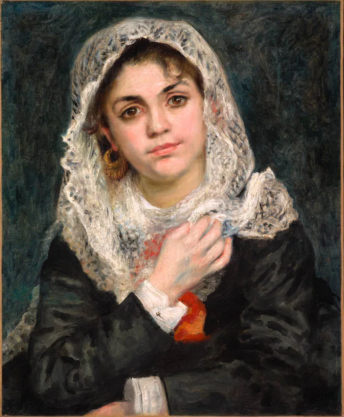 Lise in a White Shawl