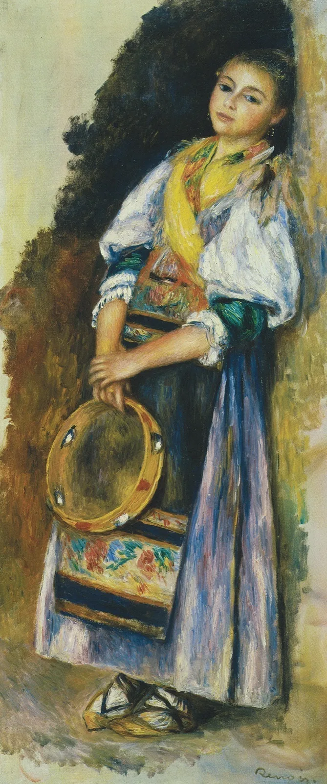 Italian Woman with Tambourine