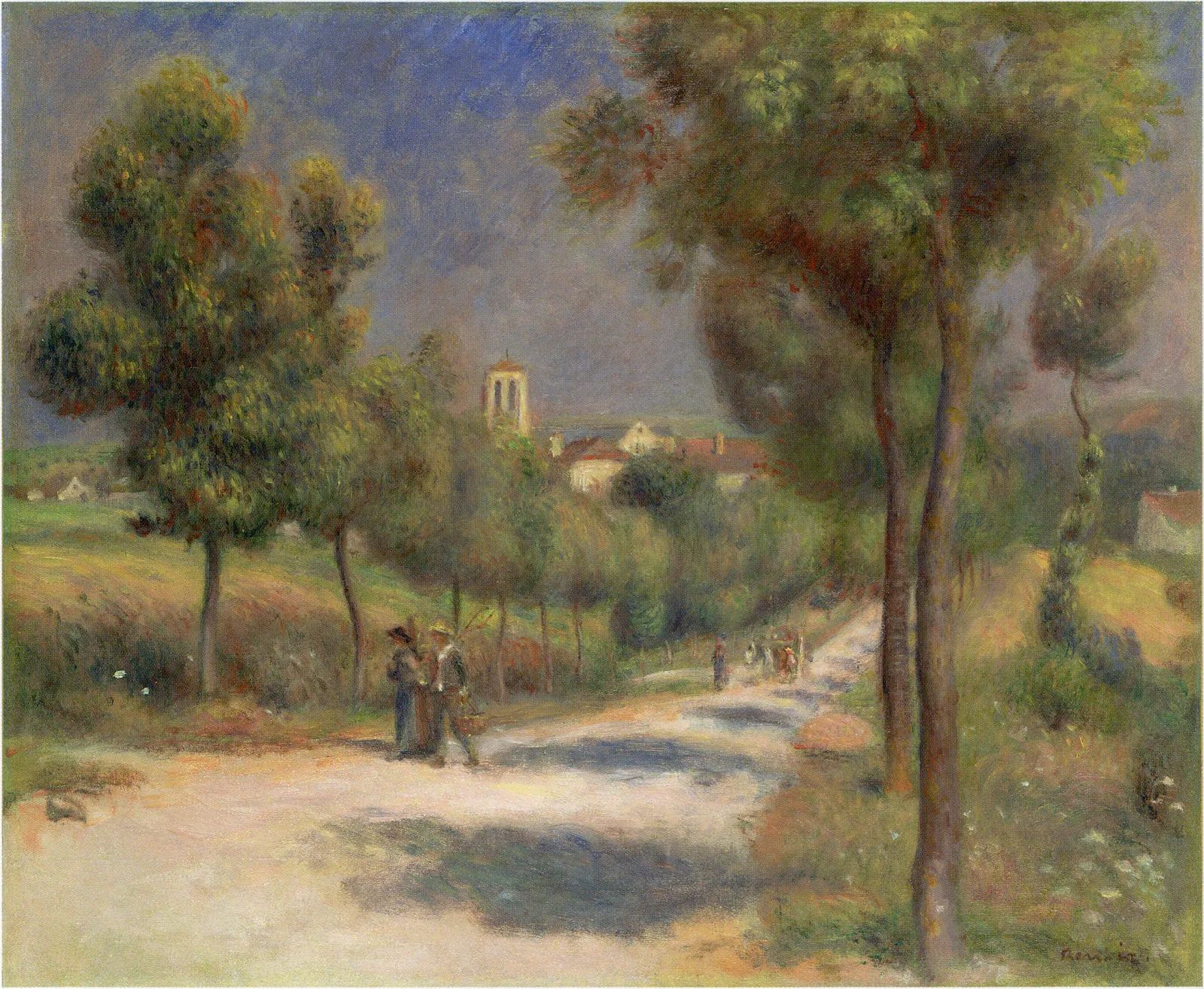 Landscape of Essoyes, Early Morning