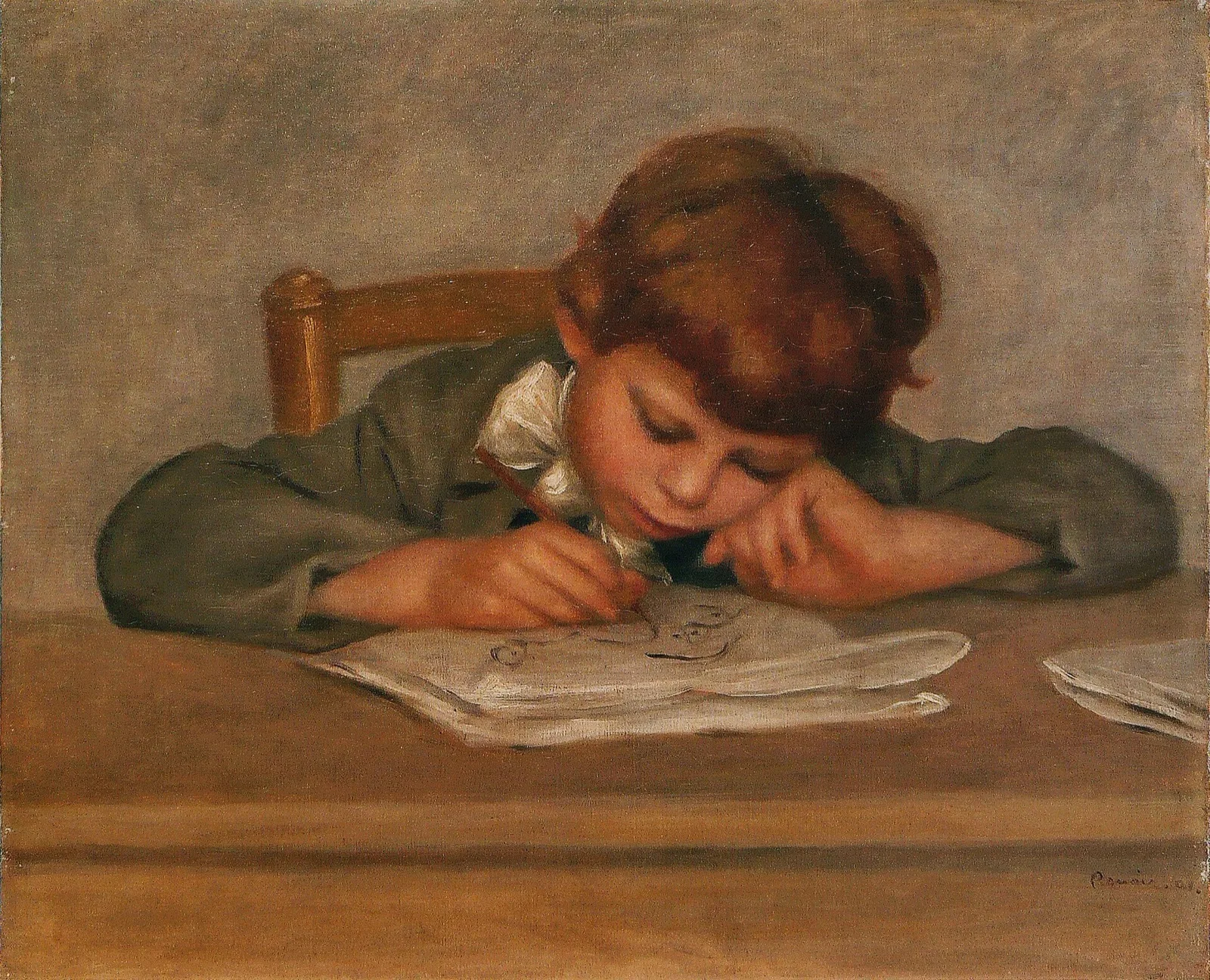 The Artist's Son, Jean, Drawing