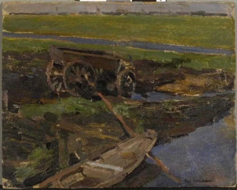 On the land, oil study