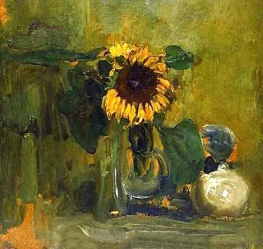 Sunflower in a vase