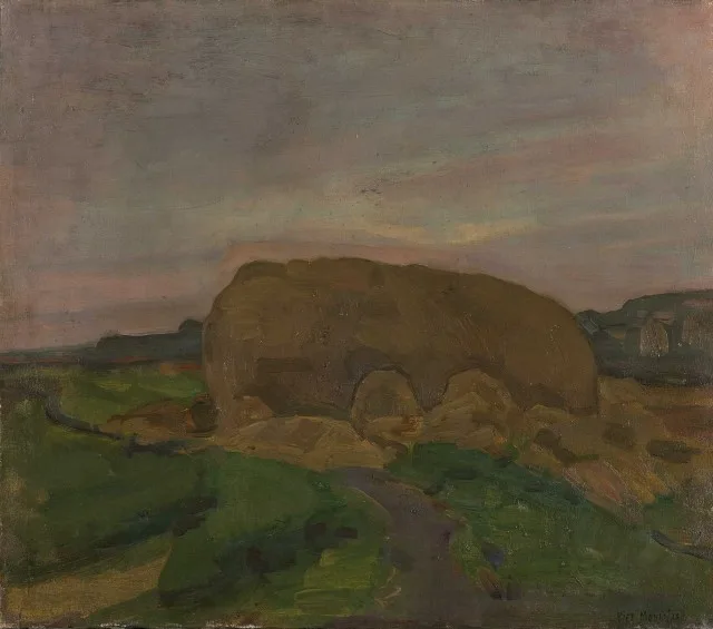Haystack in the evening (No. 2)