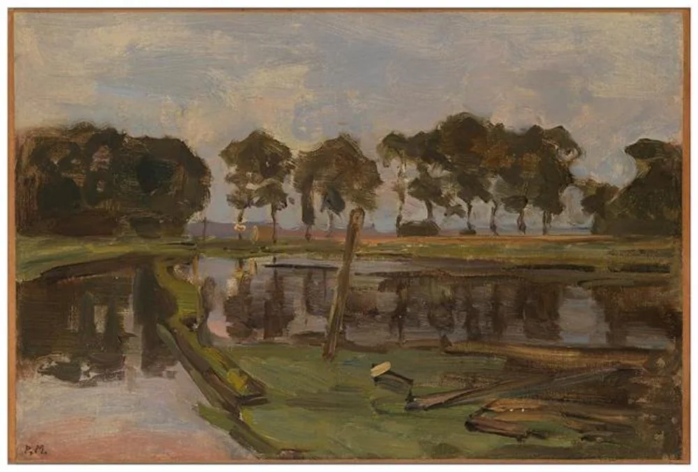 Mooring docks near the Omval