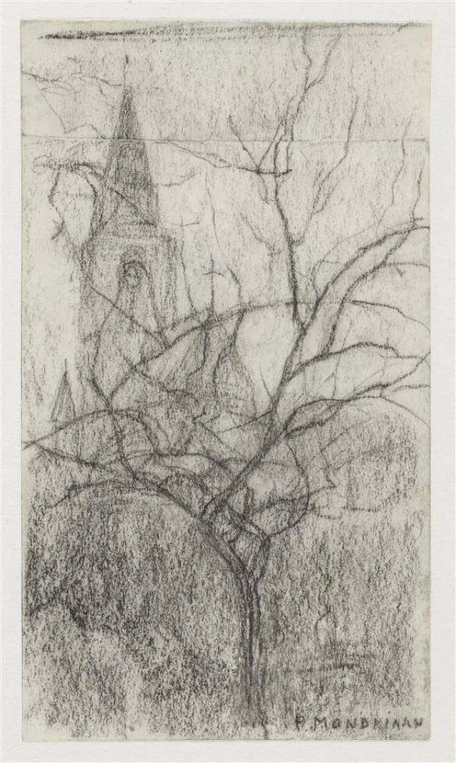 Saint Jacob's church with small tree