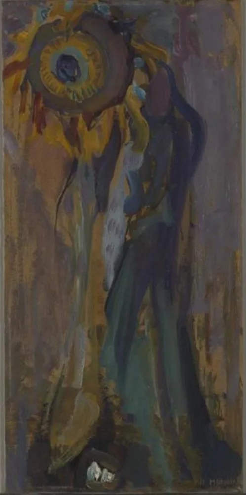 Dying sunflower I