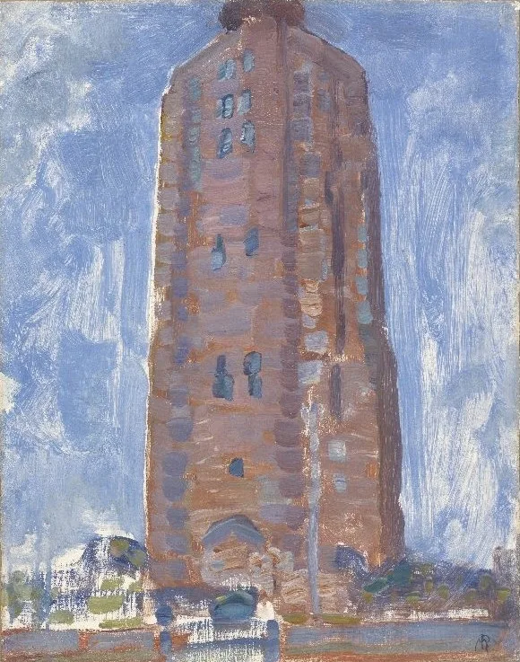 Lighthouse at Westkapelle in brown