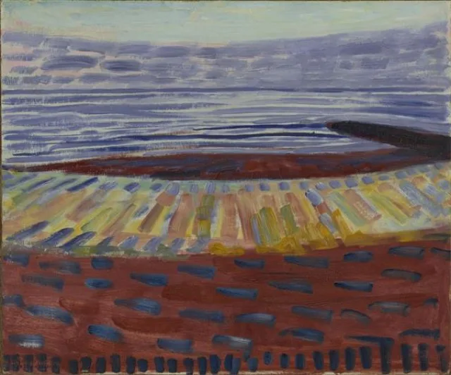 Sea after sunset