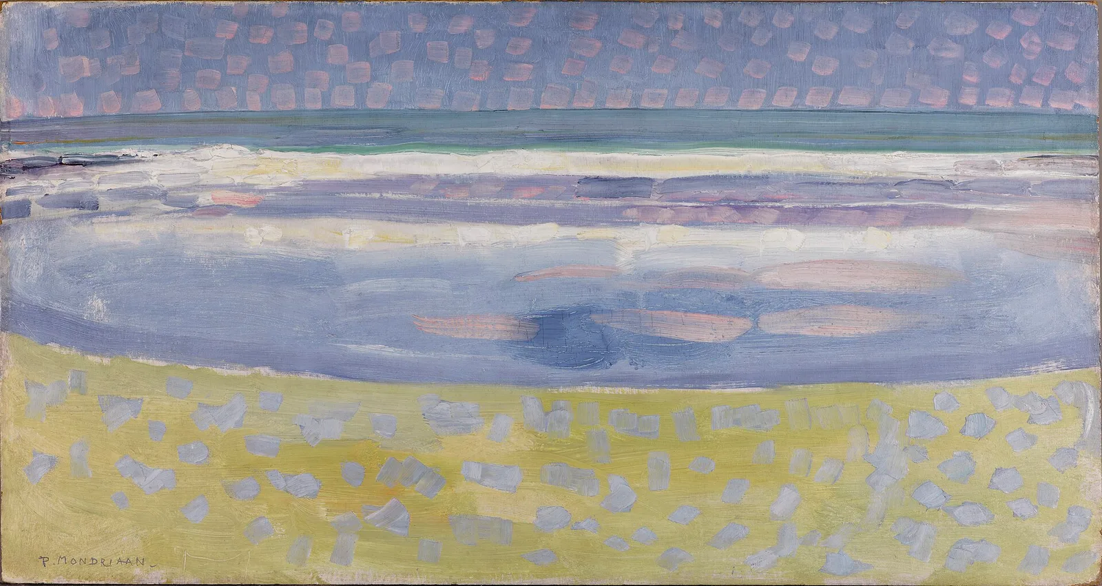 Sea toward sunset