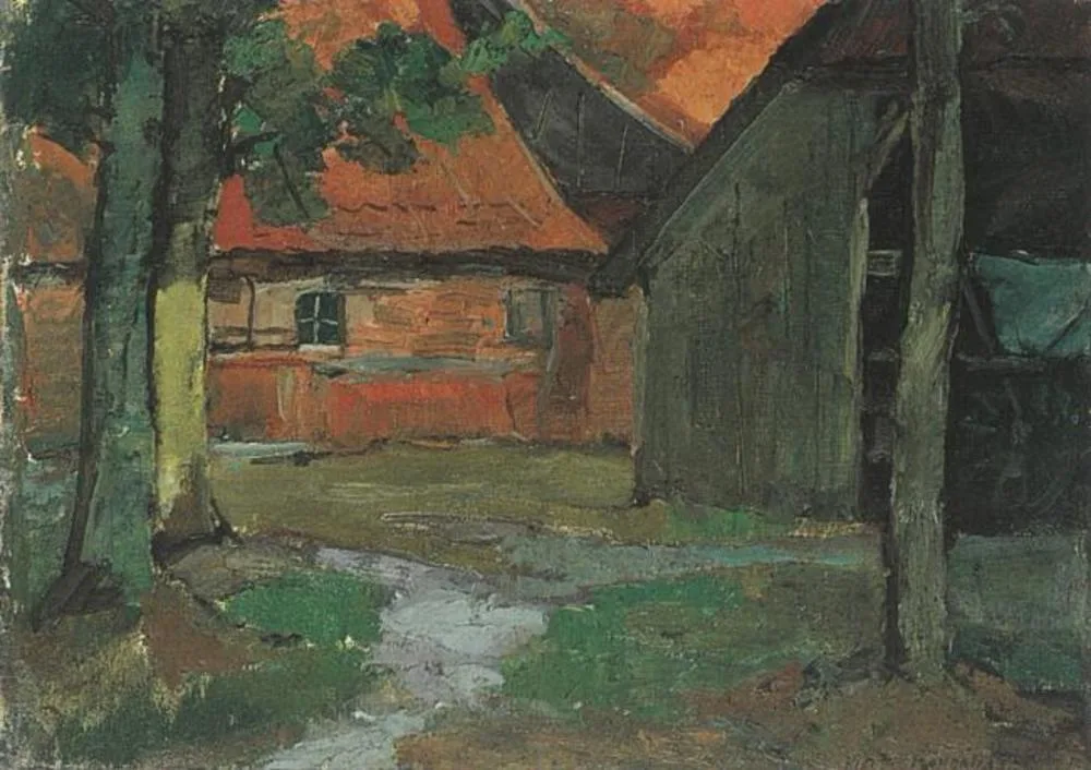 Farmyard with carriage barn in the Achterhoek