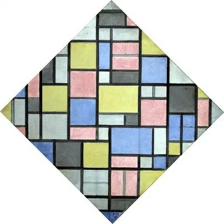 Composition with grid 6