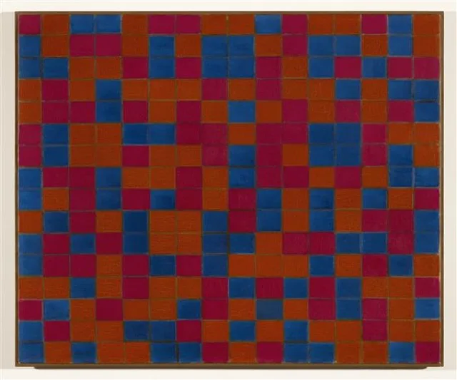 Composition with grid 8