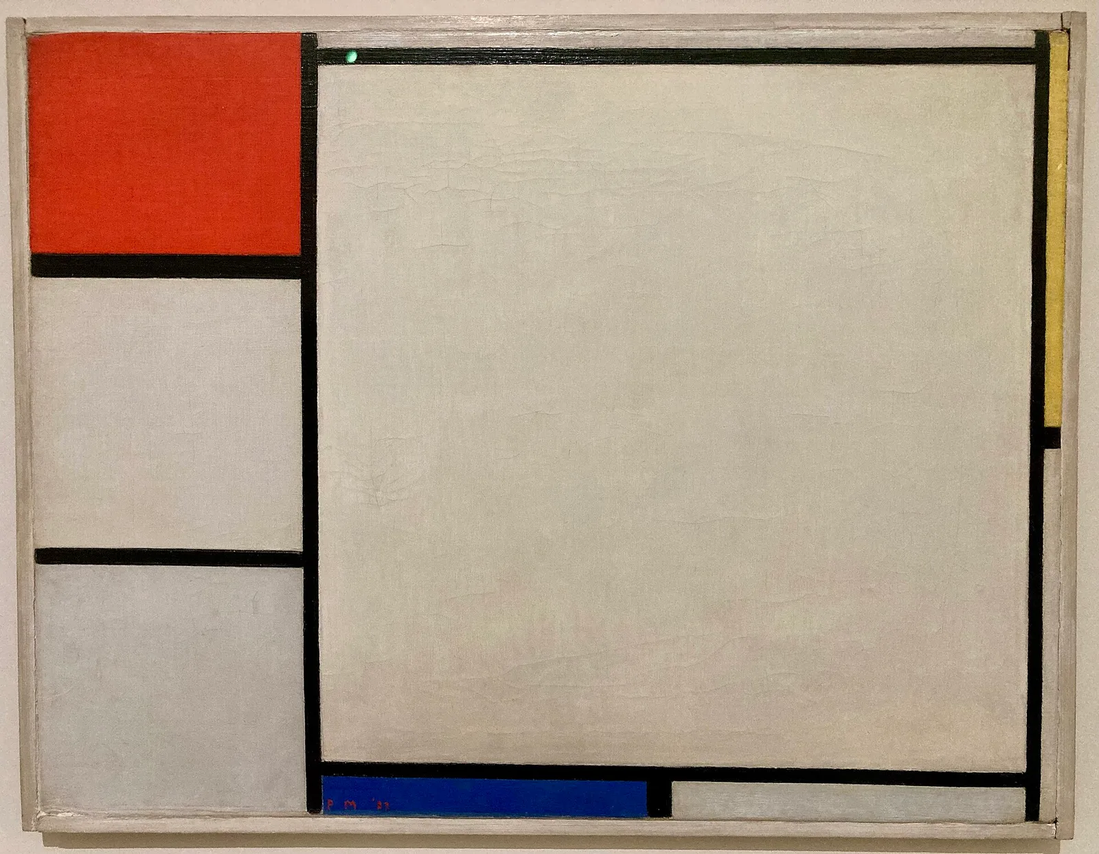 Composition with red, yellow, and blue (No. 3)
