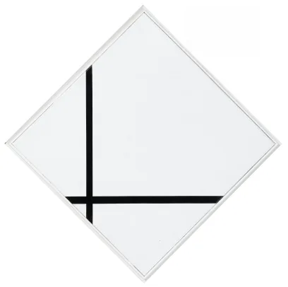 Lozenge composition with two lines