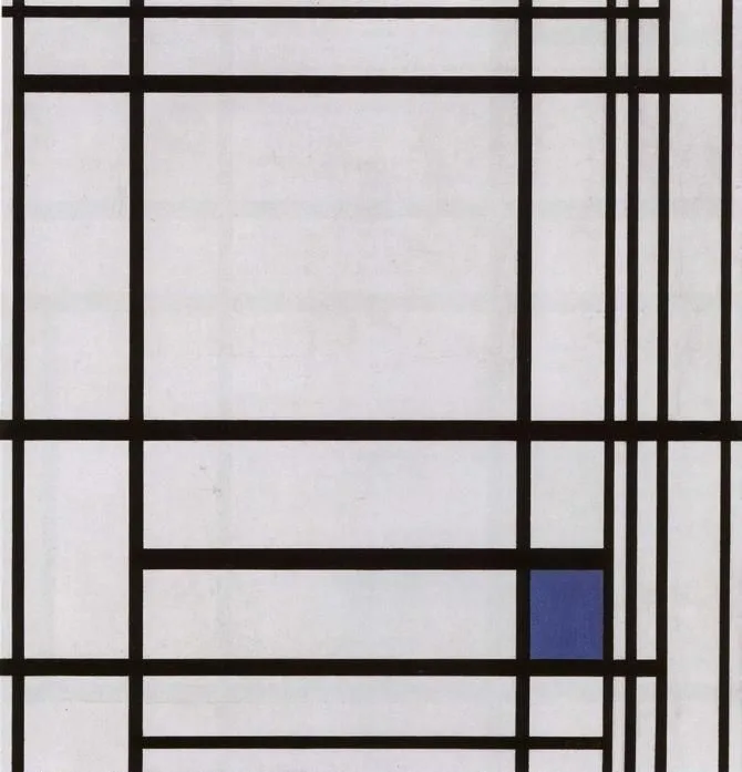 Composition de lignes et couleur: III