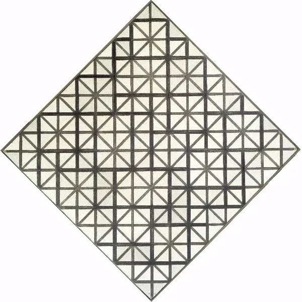 Composition with grid 3: lozenge composition