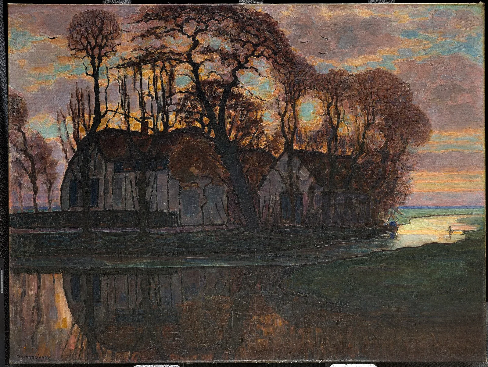 Farm near Duivendrecht, in the evening (No. 2)