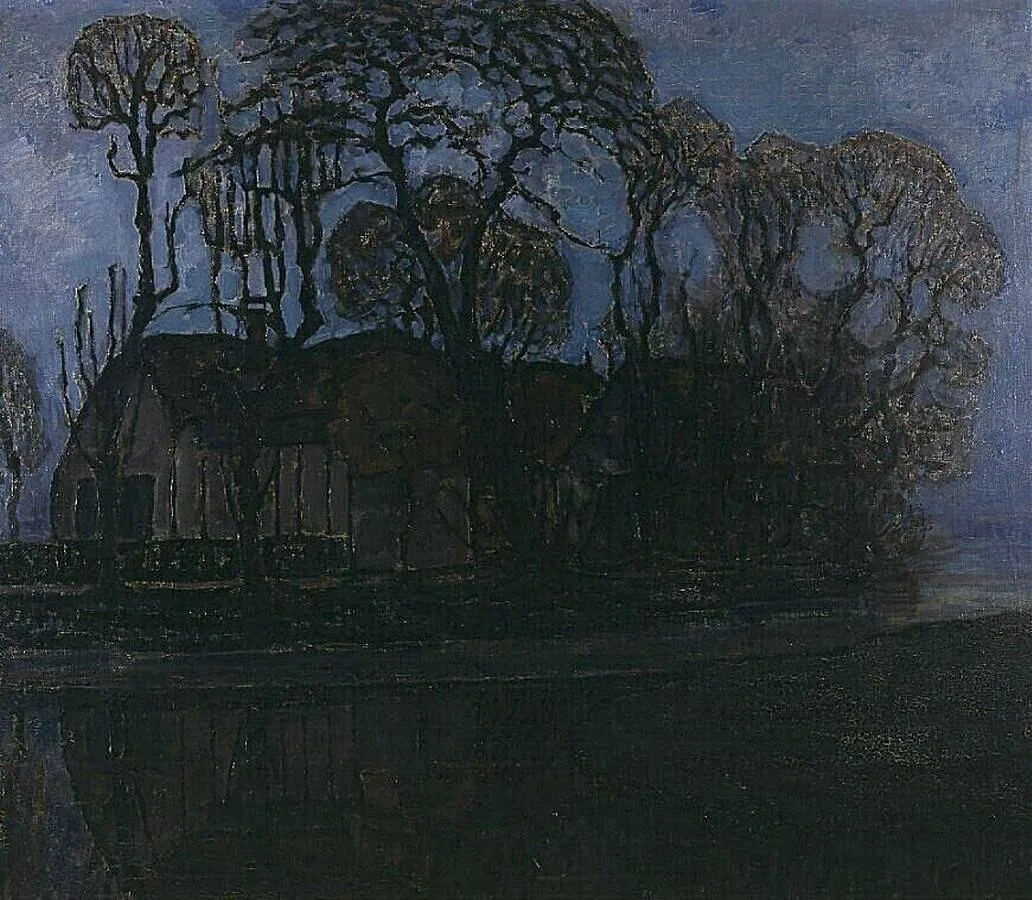Farm near Duivendrecht, in the evening (No. 3)