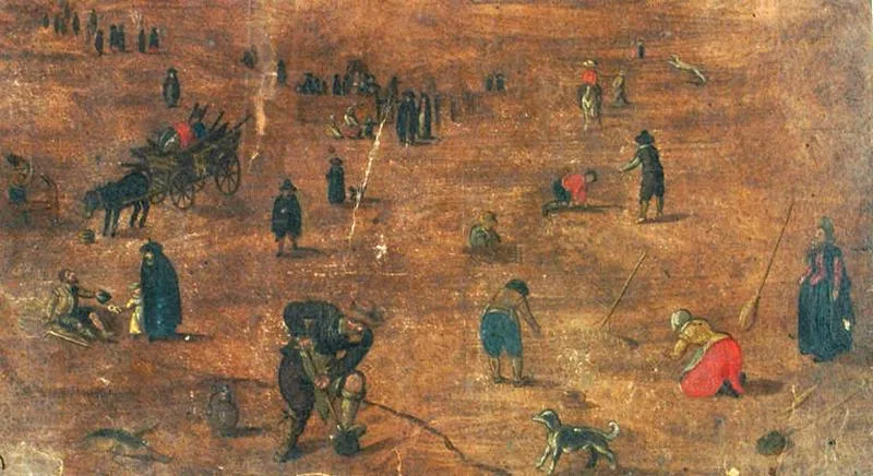 Scène avec petites figures