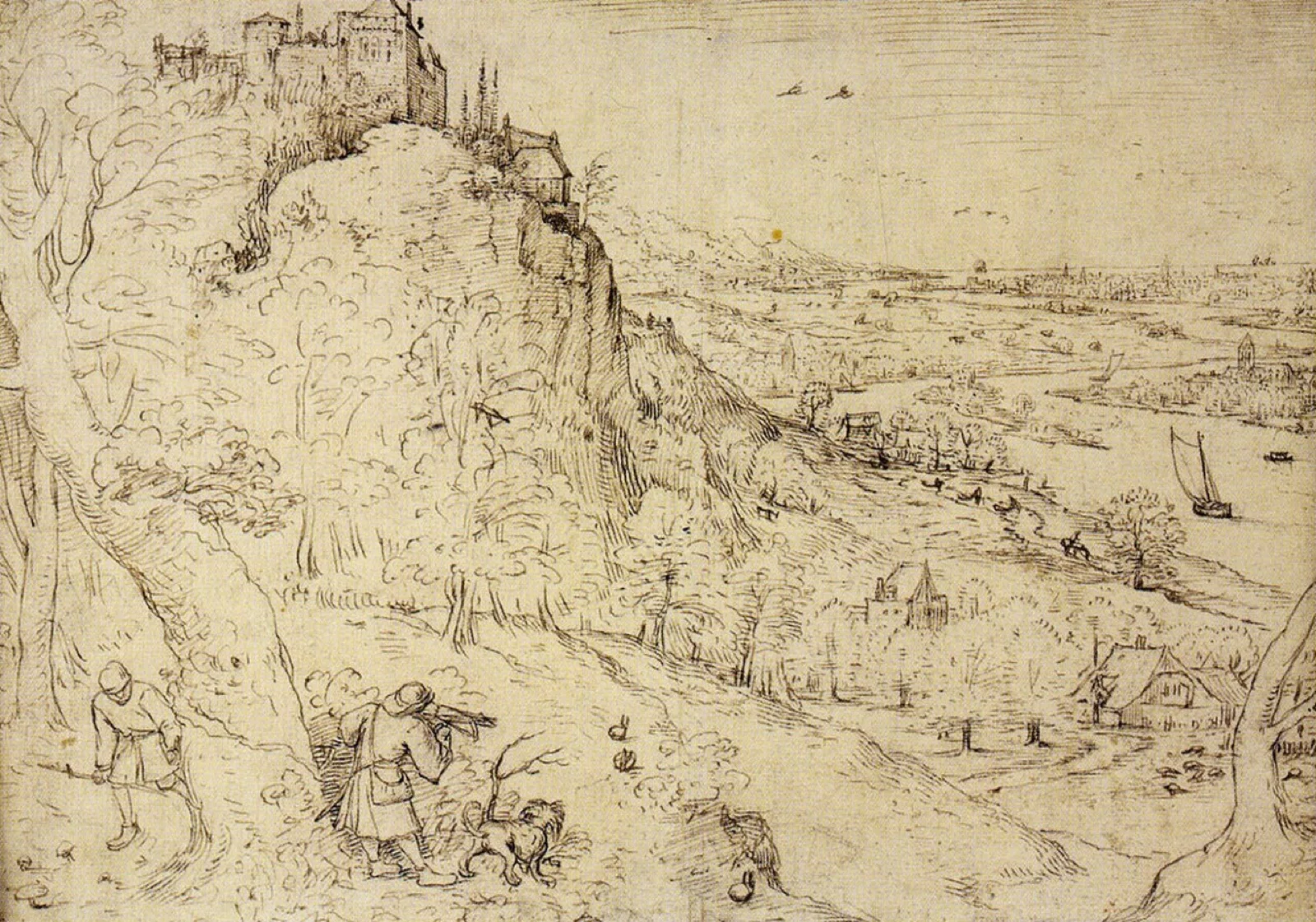 Landscape with Rabbit Hunt