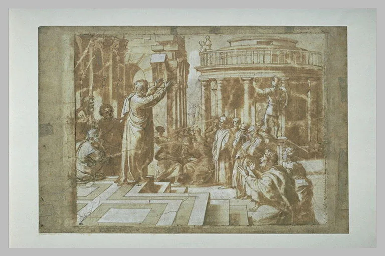 Saint Paul prêchant à Athènes