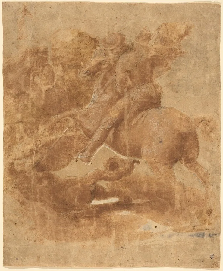Saint George and the Dragon (No. 2)