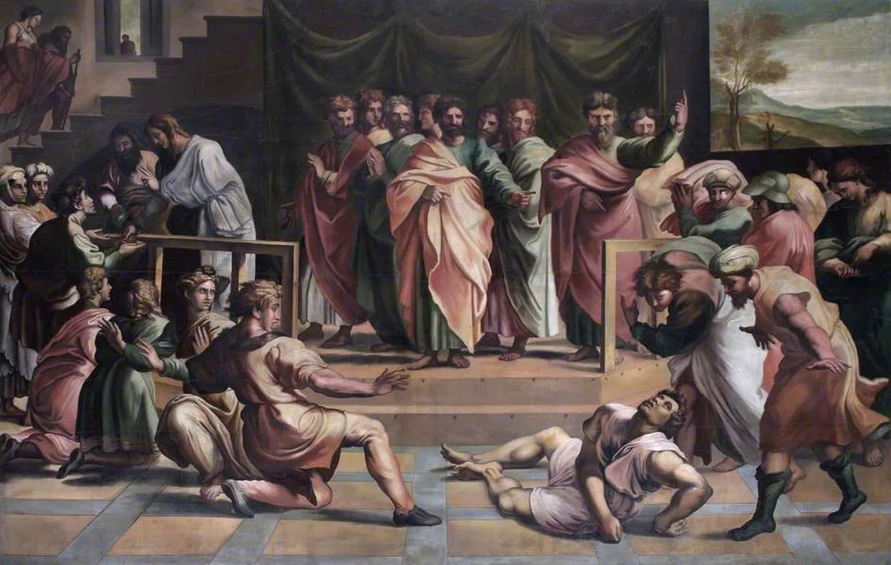 The Death of Ananias (No. 3)