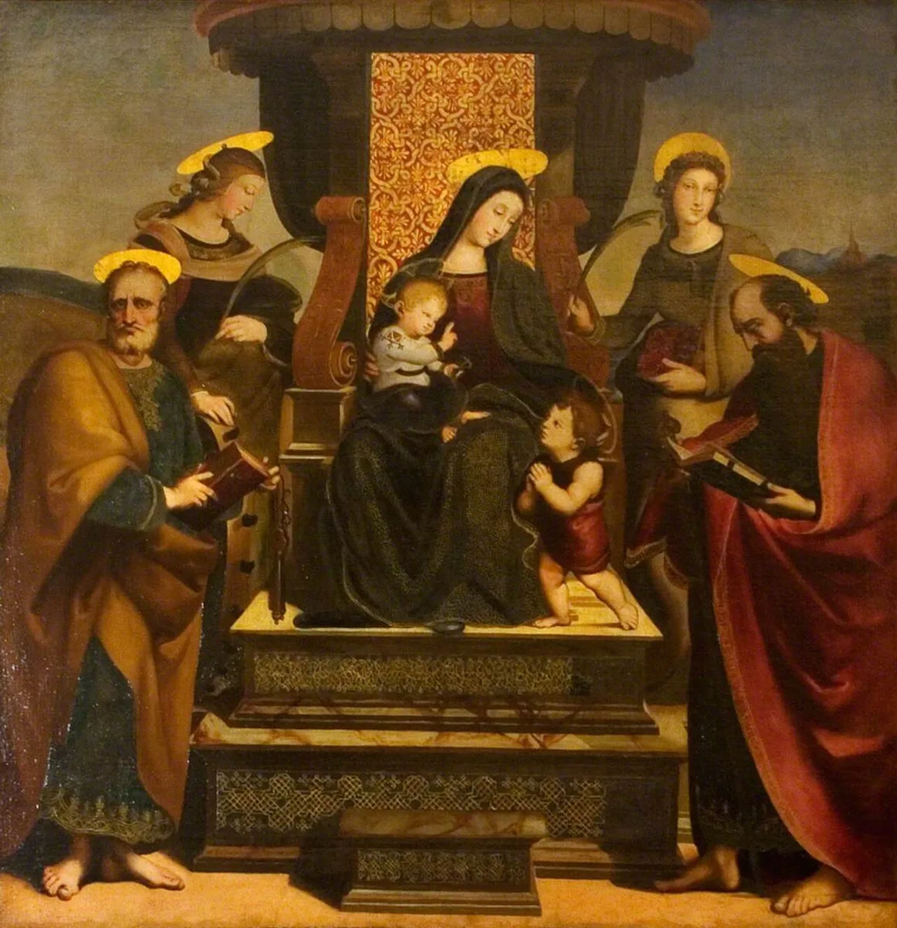 Madonna and Child Enthroned with Saints (No. 2)
