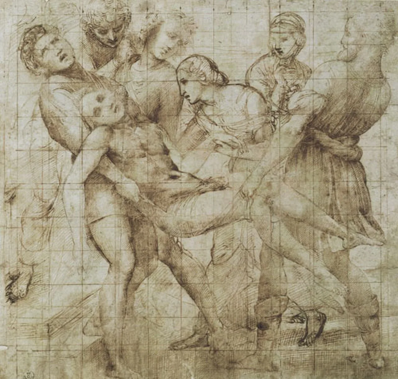 Study for "The Deposition"
