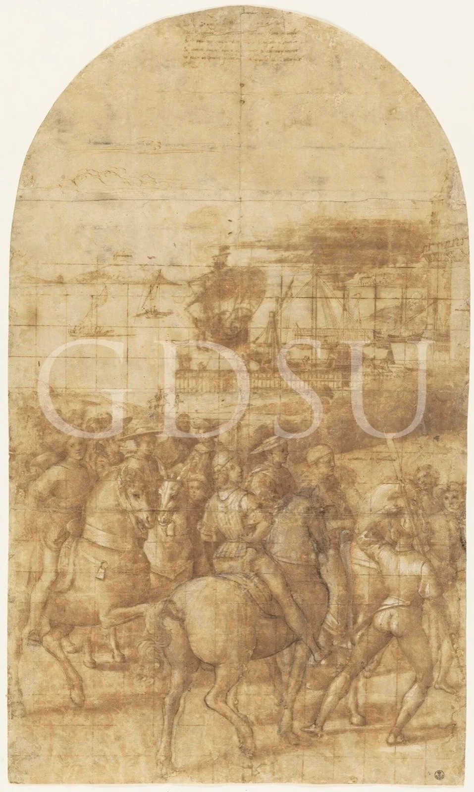 Drawing by Raffaello (Uffizi, 520 E)