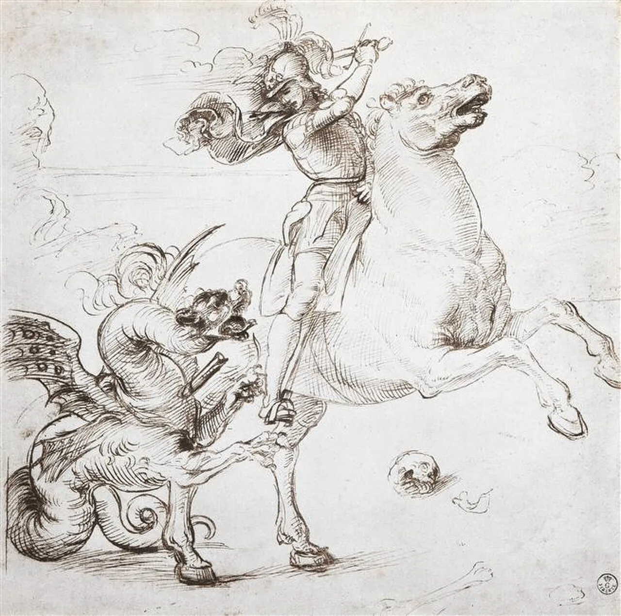 Saint George and the Dragon (No. 5)