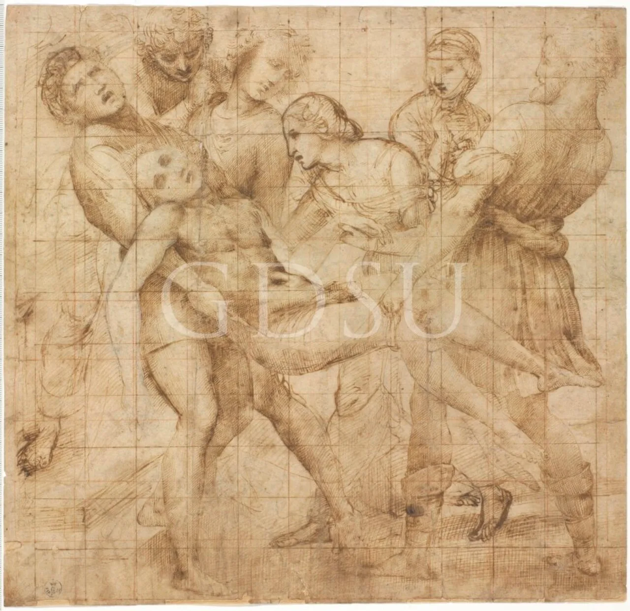 Studio compositivo per la 'Deposizione'