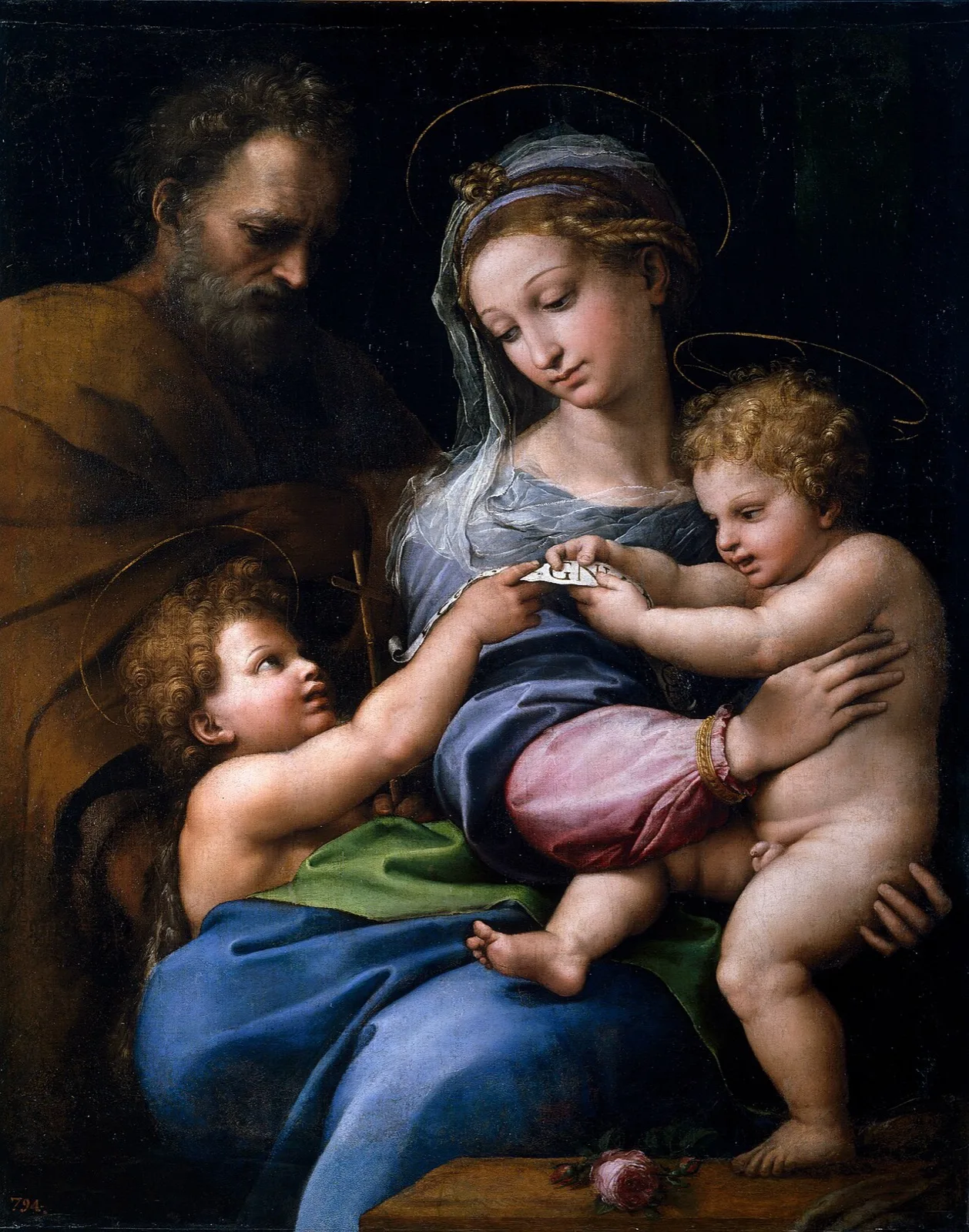 Madonna of the Rose (No. 1)