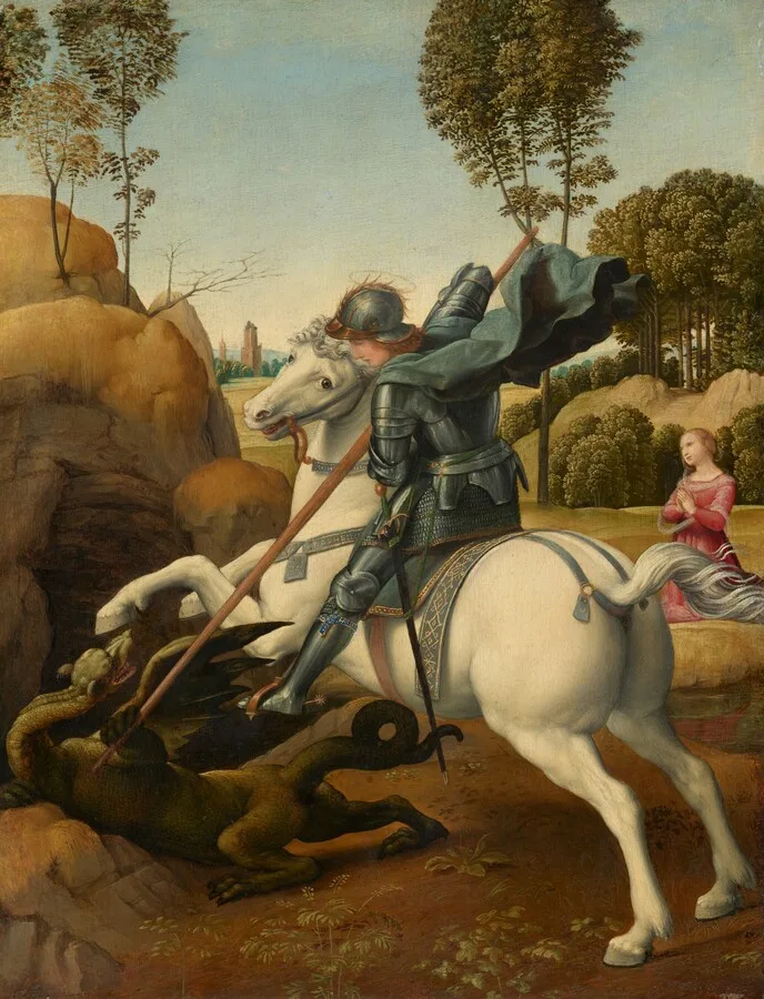 Saint George and the Dragon (No. 3)