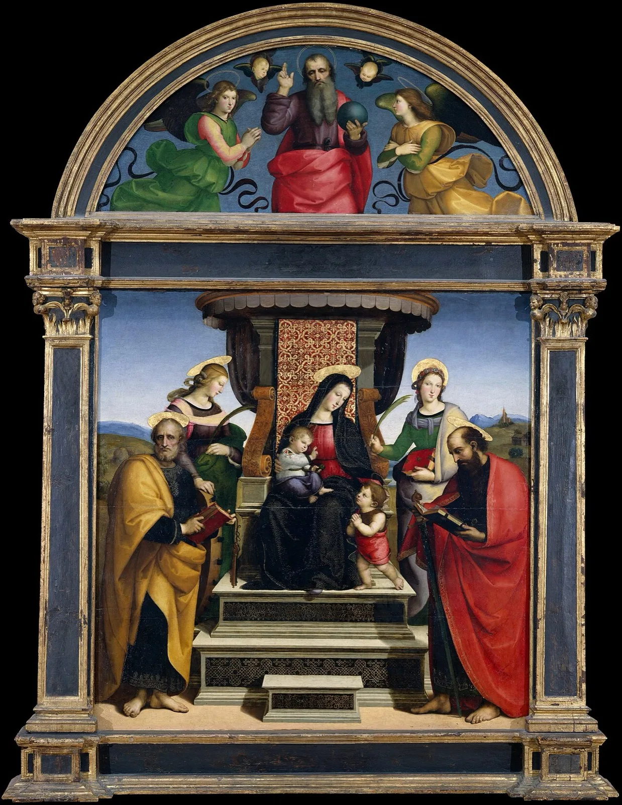 Madonna and Child Enthroned with Saints (No. 1)