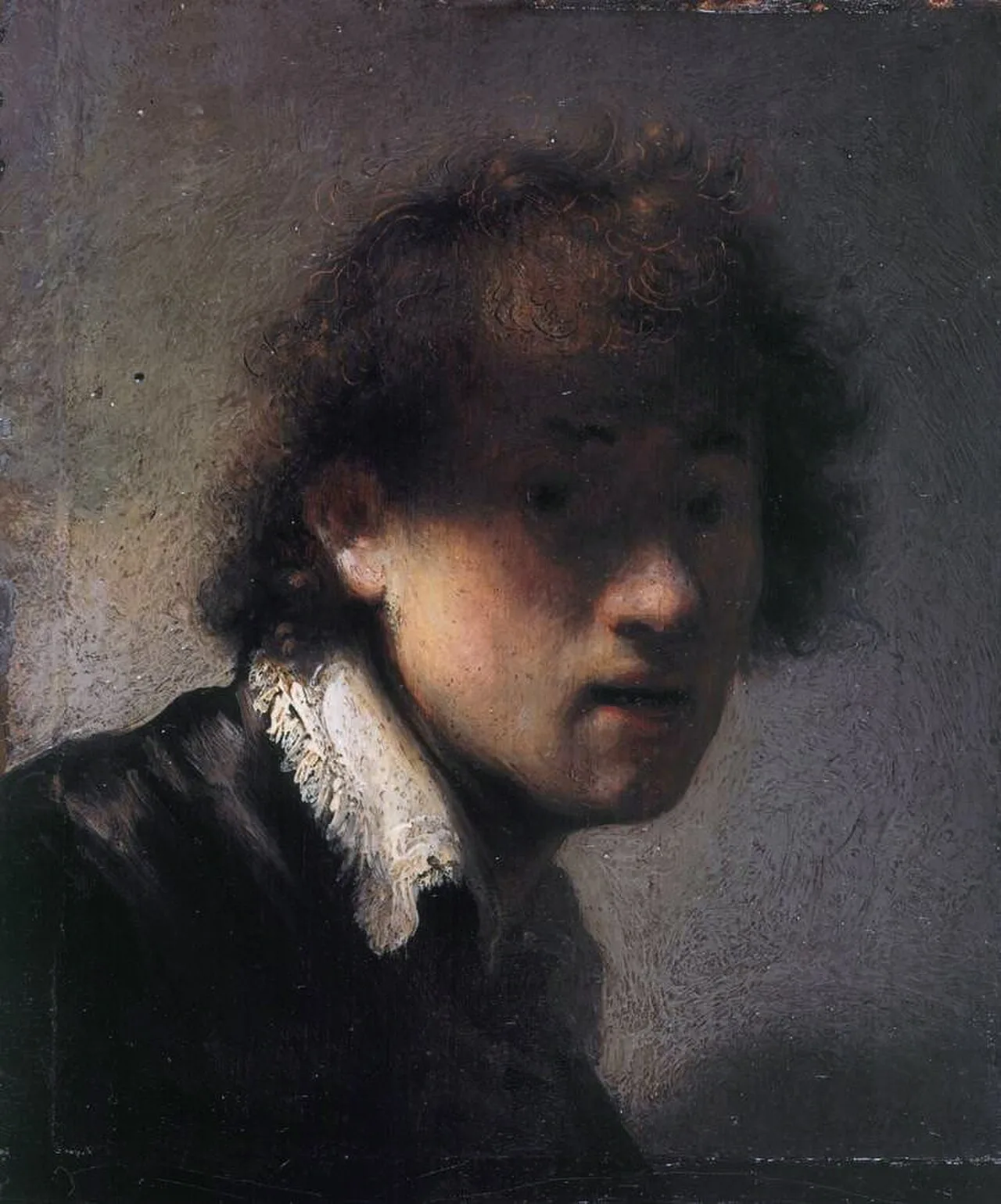 Self-portrait Lit from the Left