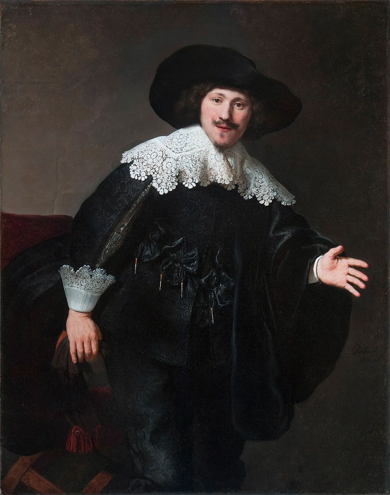 Portrait of a Man Rising from his Chair
