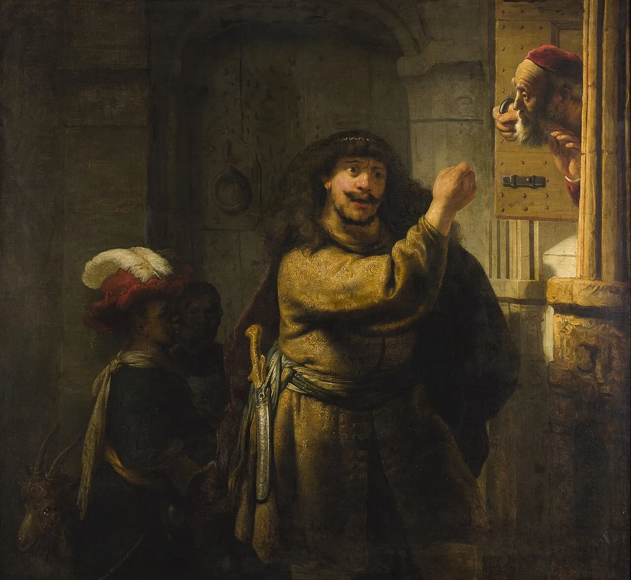Samson Threatening his Father-in-law