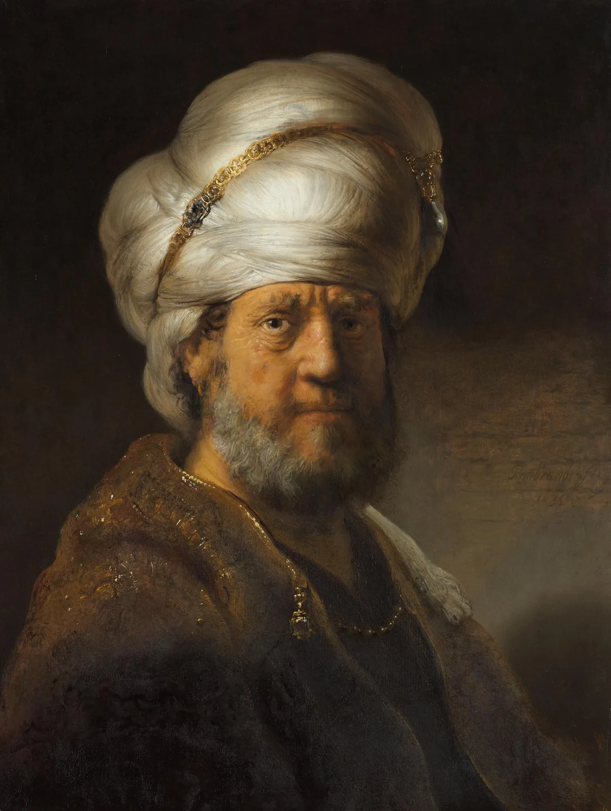 Bust of a Man in Oriental Dress